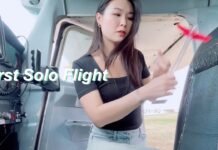 First Solo Flight✈️ | 심장 터질 것 같았던 나의 첫 솔로 비행! 승무원에서 파일럿으로👩🏻✈️